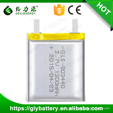 GLE-903440 Recharge 3.7V 1300mAh Lithium Polymer Battery